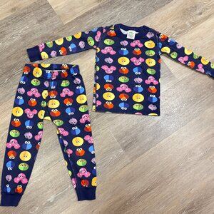 Hanna Andersson Sesame Street Long Johns 90 3T
